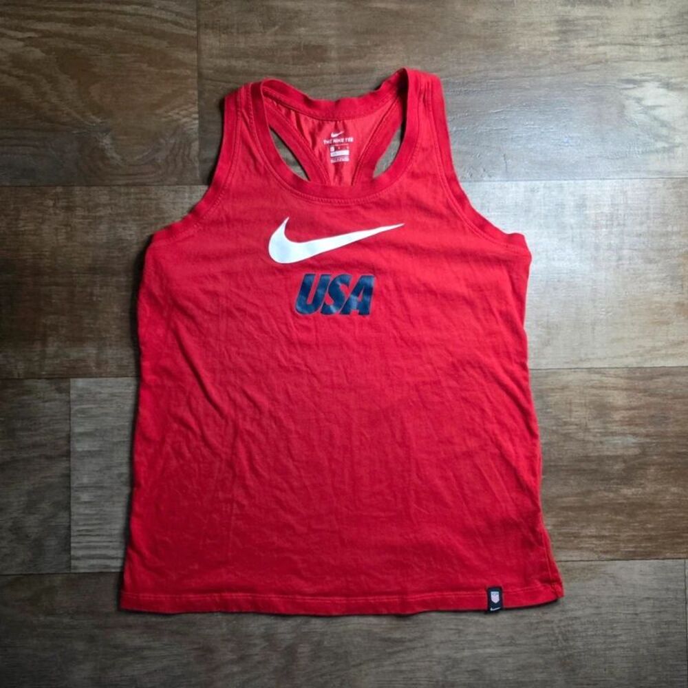 Nike Team USA Red Racerback Tank Top Size L